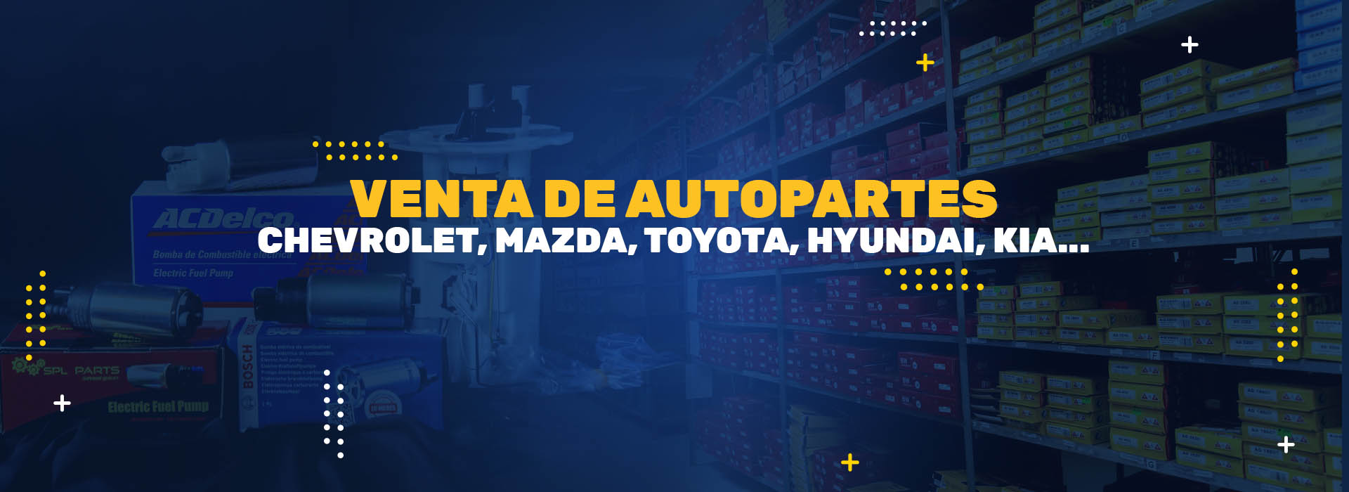 Venta de autopartes Gabriel, Incolbest, Imal, GM, Tnk, Navcar...